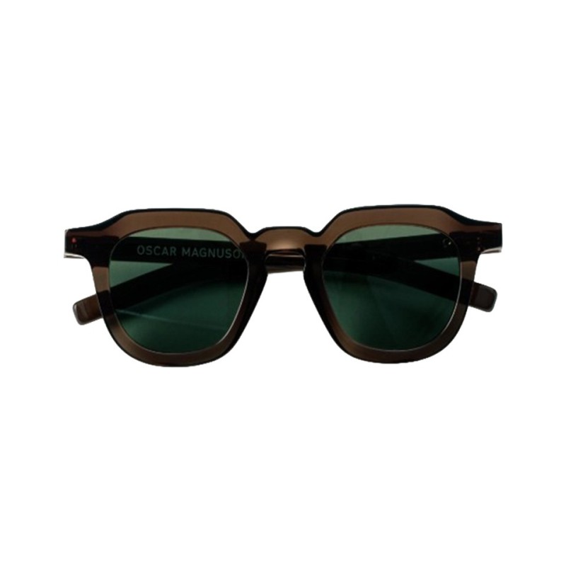lunettes de soleil deckard de la marque oscar magnuson couleur urban green