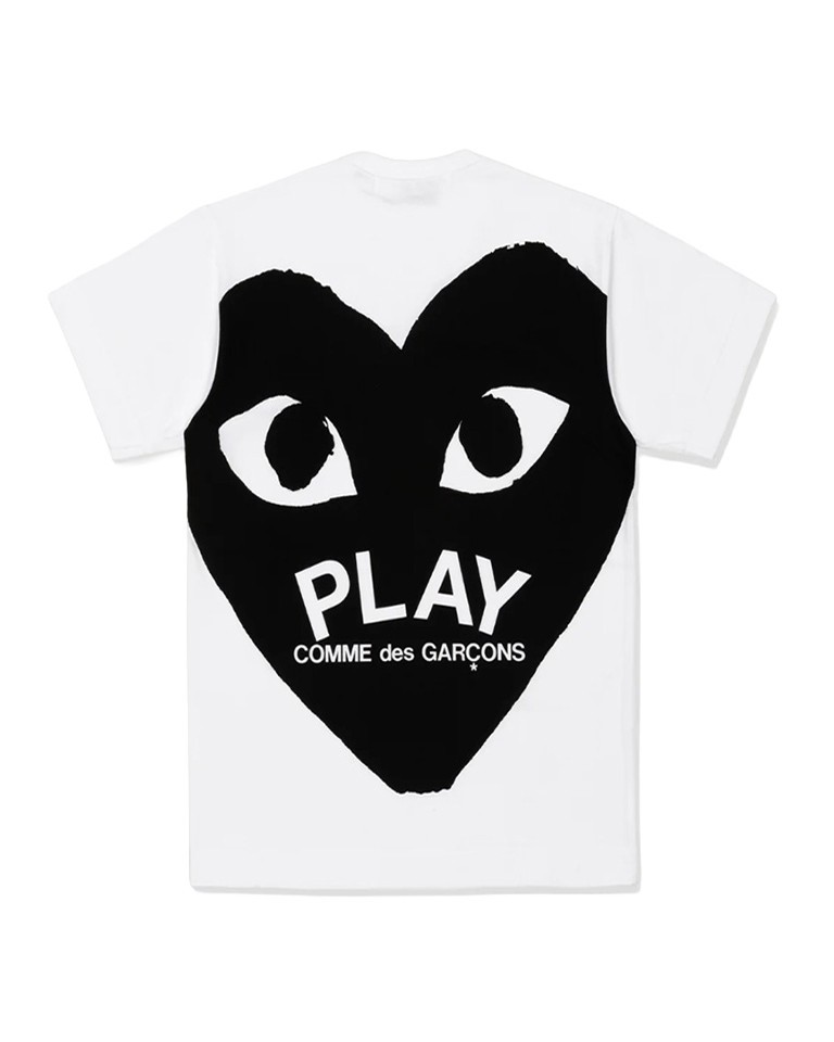 T353 tshirt White logo print Play