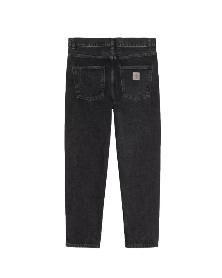 Newel pant black stone washed