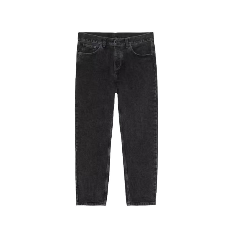 carhartt wip newl pant black stone washed vue de devant