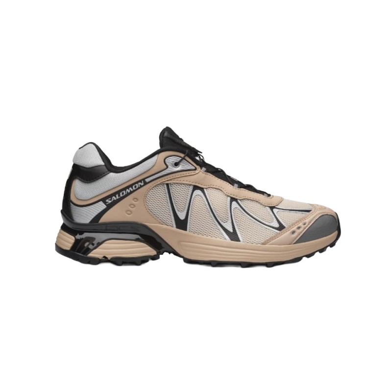 salomon xt whisper black almond milk ftw silver vue droite