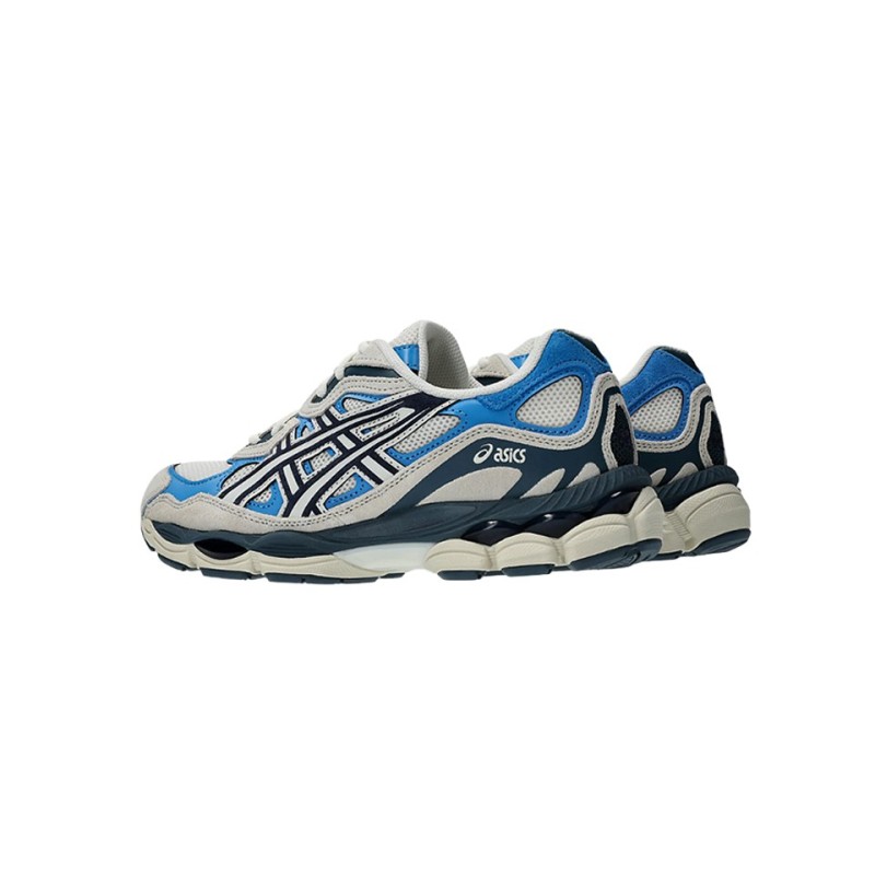asics gel nyc cream midnight vue de la paire cote droit