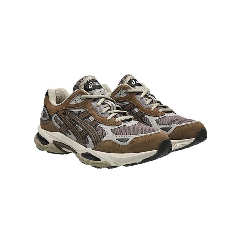 asics gel nyc 2.0 cocoa powder brown strom vue paire cote droit