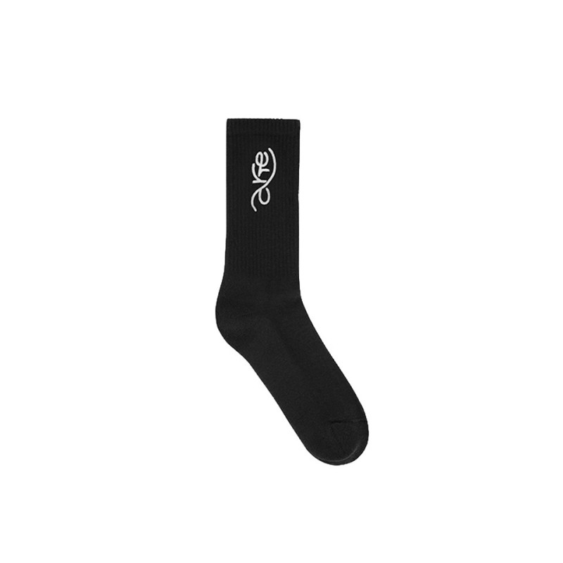 arte swirl uniform socks black
