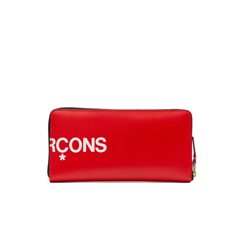 portefeuille comme des garçons wallet huge rouge sa0110hl vue arriere