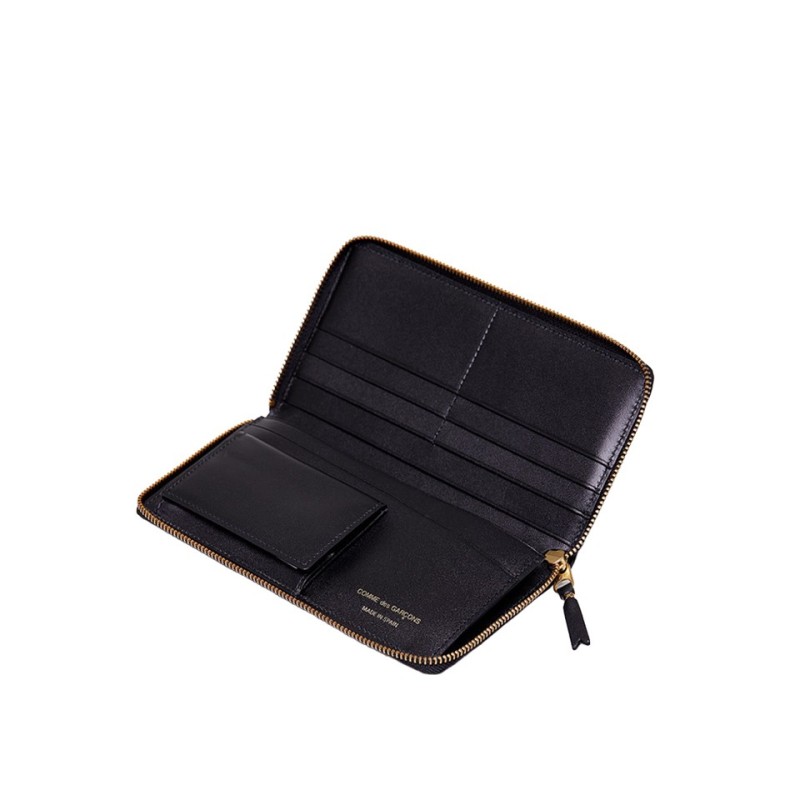 comme des garçons wallet portefeuille huge black sa0110hl vue interieur