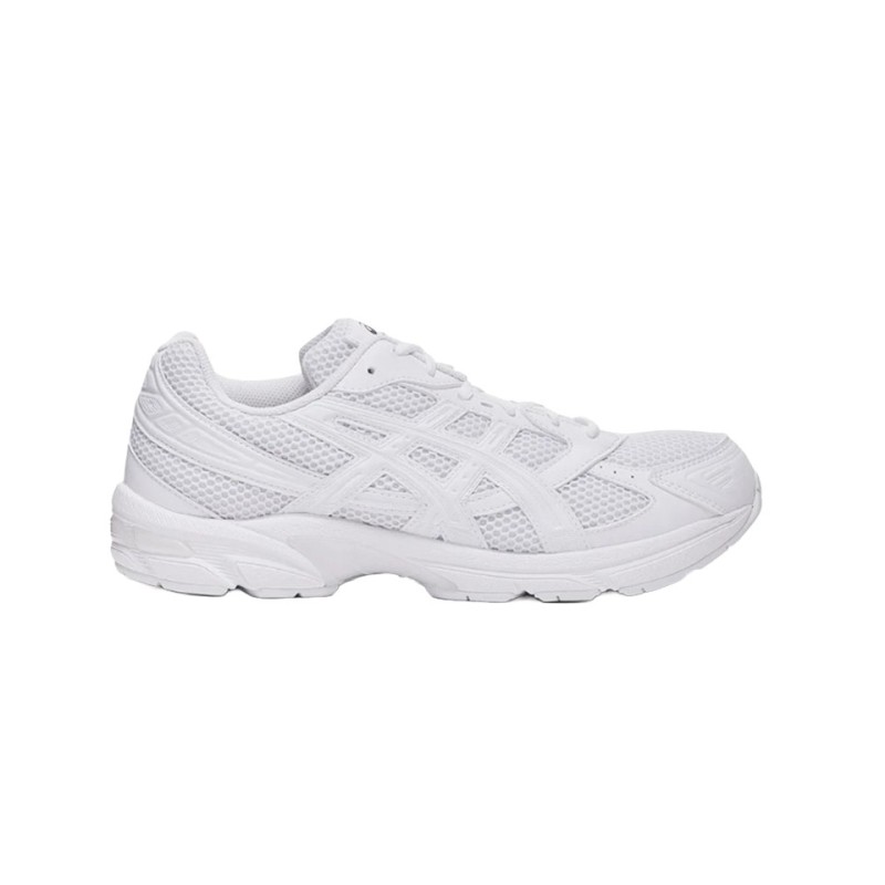 cdg shirt asics gel 1130 white vue cote droit
