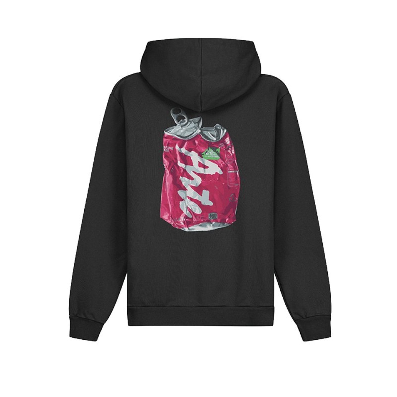 arte disposable hoodie black vue de dos
