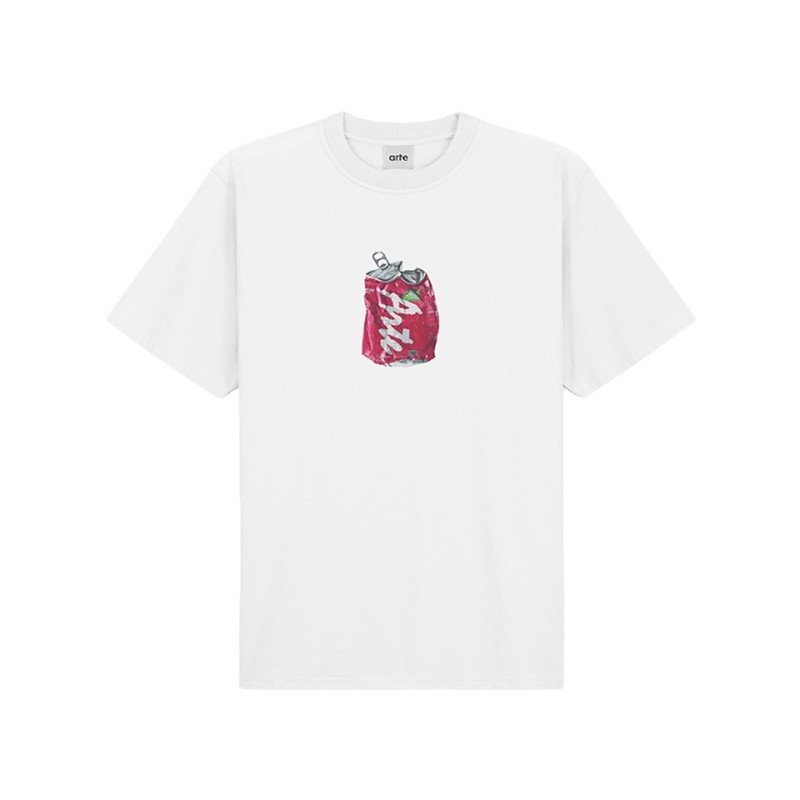 arte disposable tshirt white vue de devant