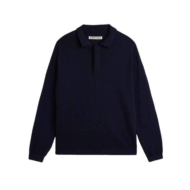 homecore nemesis polo navy vue de face