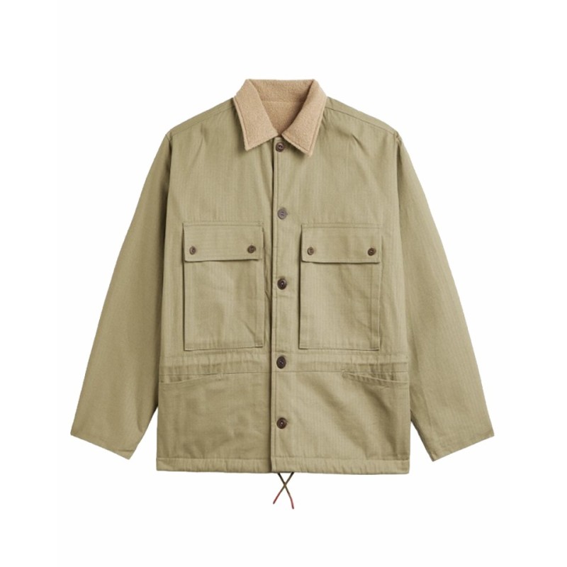 homecore veste altai cargo couleur agave vue de face