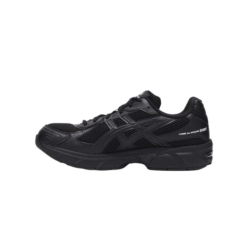cdg shirt asics gel 1130 black vue cote gauche
