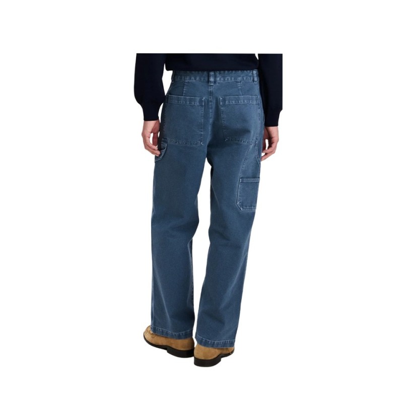 pantalon apc carpenter bleu vue de dos