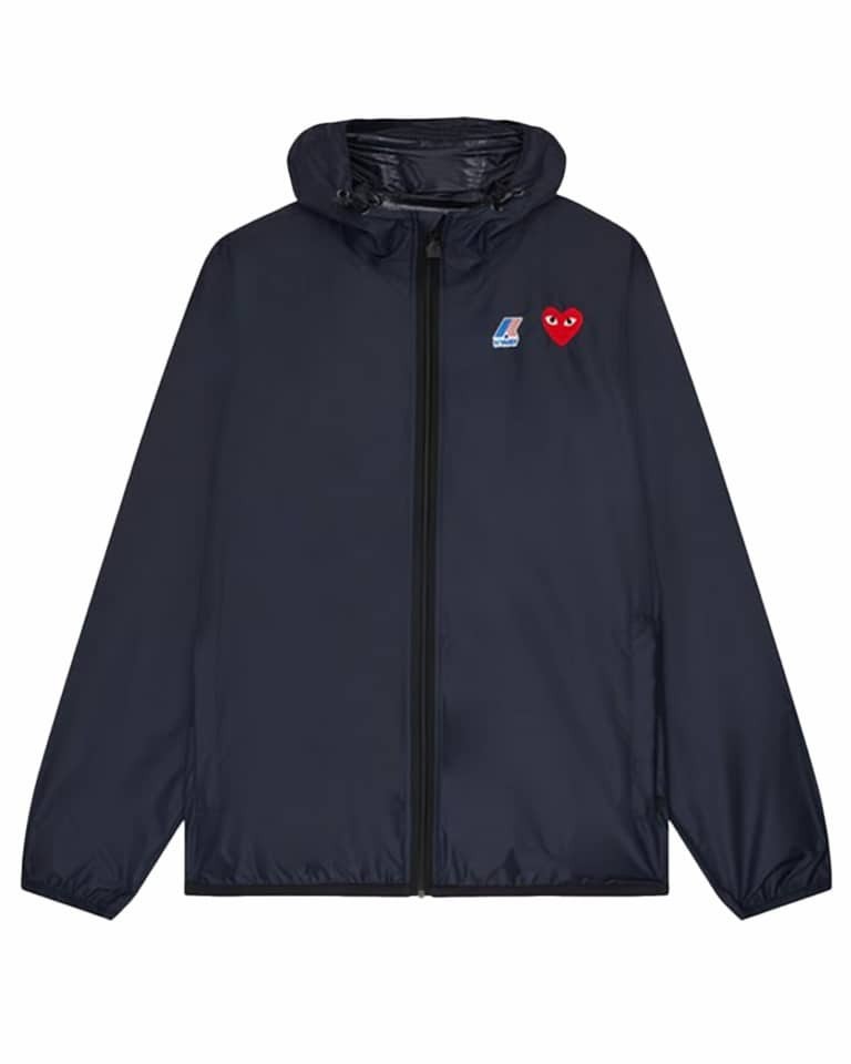 J501 CDG x KWAY navy jacket