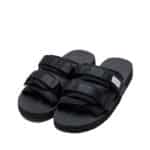 Paire de sandales noires à lanières