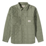 Veste matelassée verte vue de face