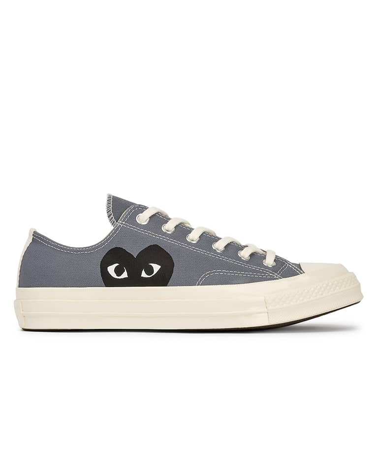 behang snelweg pion Comme Des Garçons Play x Converse Baskets Low Top Grey