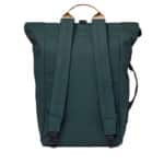 Sac à dos vert foncé vue de derrière