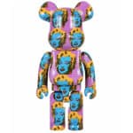Figurine Bearbrick 1000% Marilyn Monroe par Medicom Toy vue de face sur fond blanc