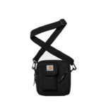 Sac Essentials Small Black de la marque Carhartt vue de face sur fond blanc