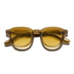 lunettes moscot dahven olive brown vue de face sur fond blanc