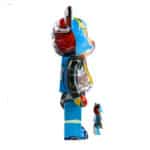 bearbrick 400% +100% jean michel basquiat special vue de profil