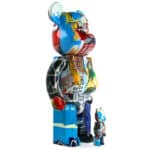 bearbrick 400% +100% jean michel basquiat special vue de trois quart
