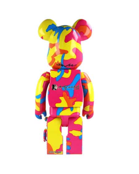 bearbrick 400 et 100 Andy Warhol Special vue de dos