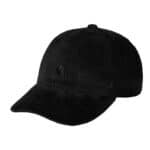 casquette harlem cap velours couleur noire vue de face