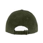 apc casquette charlie velours vert foret vue arriere