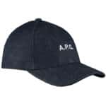 apc casquette charlie indigo vue de face