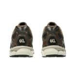 asics gel nyc black coffee vue arriere