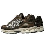 asics gel nyc black coffee paire arriere