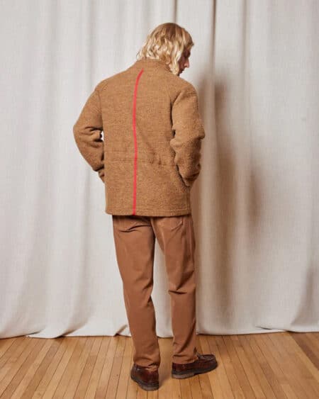 homecore veste bojud hemp vue de dos sur mannequin