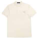 polo ecru cdg x fred perry vue de face