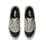 asics gel nyc black greige vue dessus
