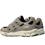 asics gel nyc black greige vue paire coté gauche