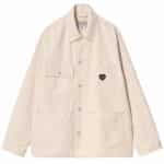 carhartt wip drewwe chore coat natural rinsed vue de face
