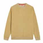 Le sweatshirt aquae couleur beige de la marque homecore vue de face