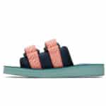 suicoke moto yellow pink vue gauche