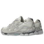 asics gel nyc cream cream sneakers vue de la paire coté gauche