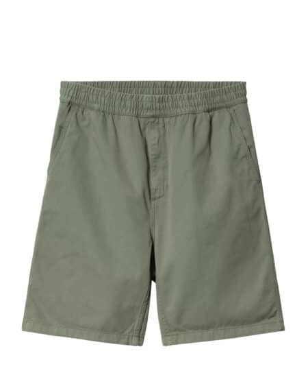 carhartt wip flint short couleur park vue de face