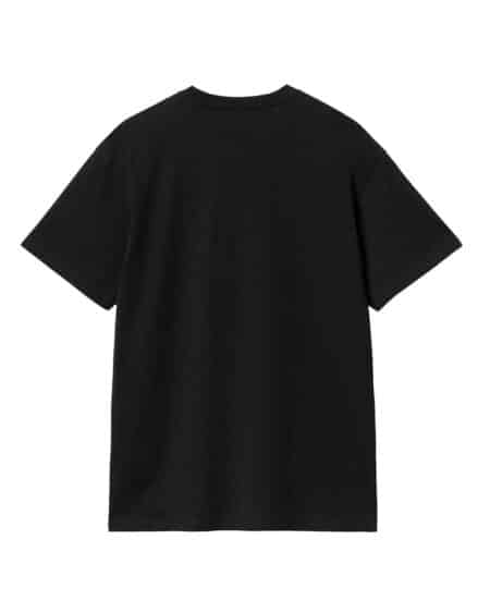 carhartt wip tshirt chase black vue de dos