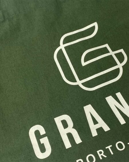 tote bag granite couleur kaki vue détaillée