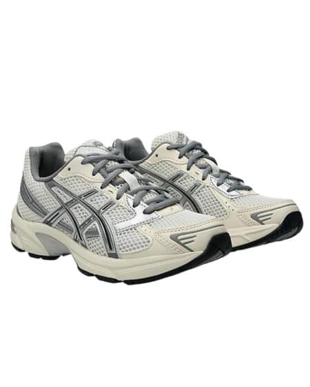 asics gel 1130 cream clay grey vue de la paire du coté droit