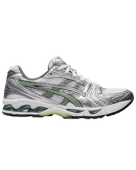 asics gel kayano 14 white slatte grey vue du coté droit
