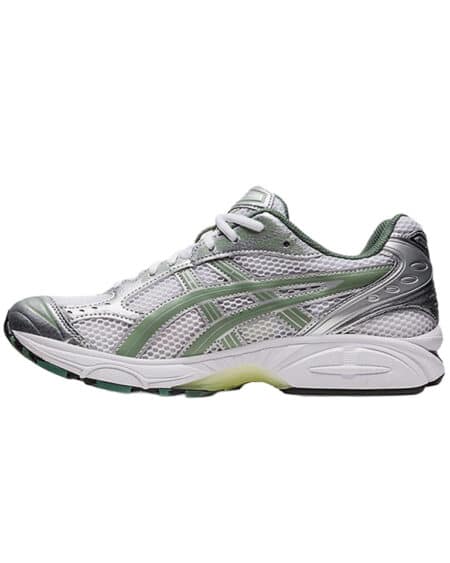asics gel kayano 14 white slatte grey vue du coté gauche