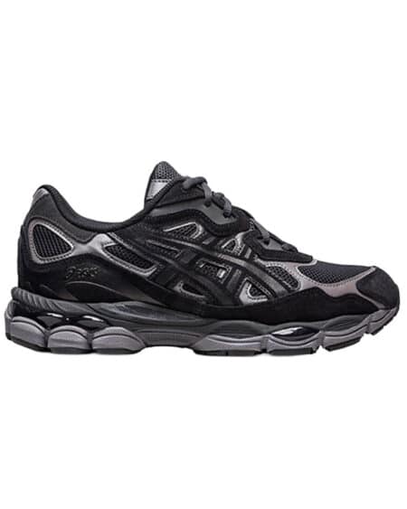 asics gel nyc graphite grey black vue de droite