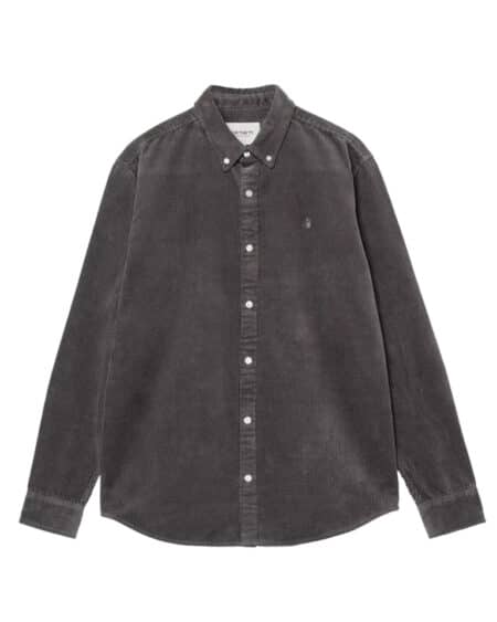 chemise carhartt wip madison cord shirt ls vue de face