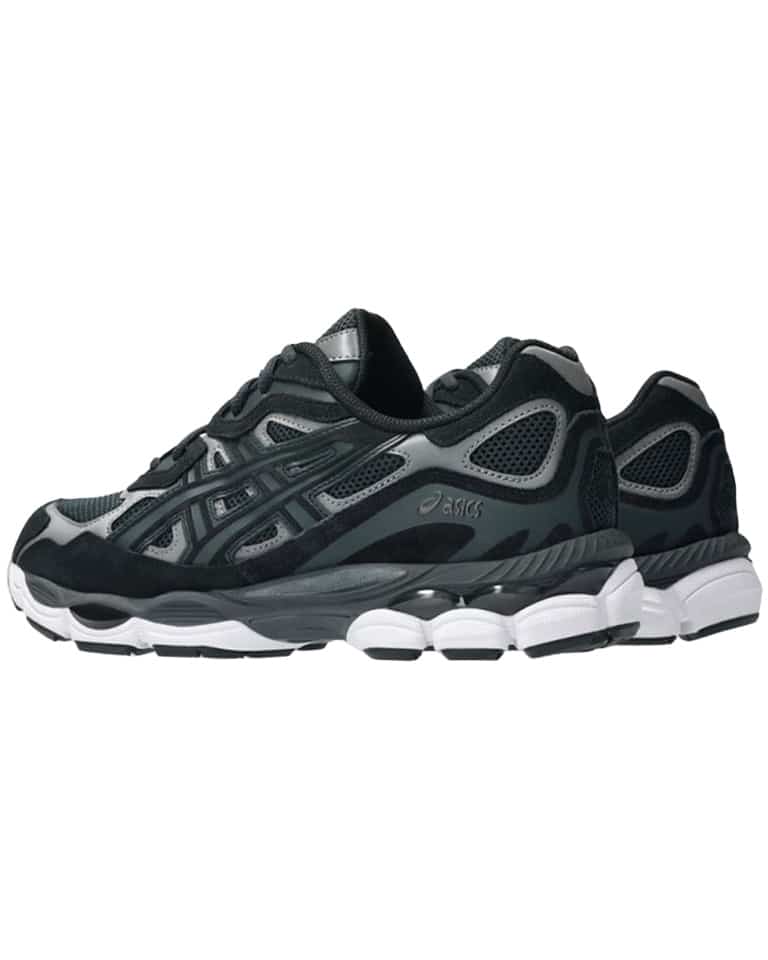 asics gel nyc graphite grey vue de la paire coté gauche